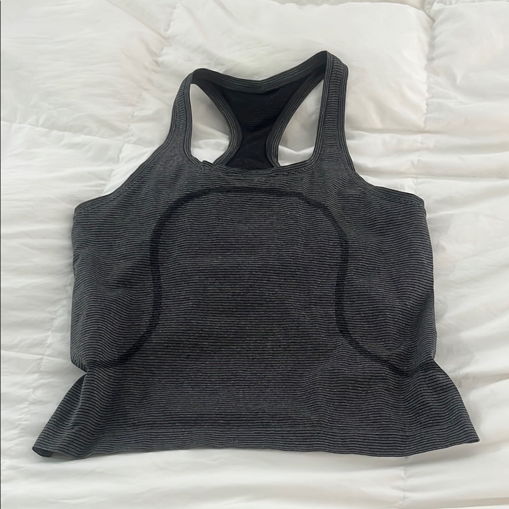 lululemon athletica Black Sports Bra Racerback Design - Picture 2 of 4